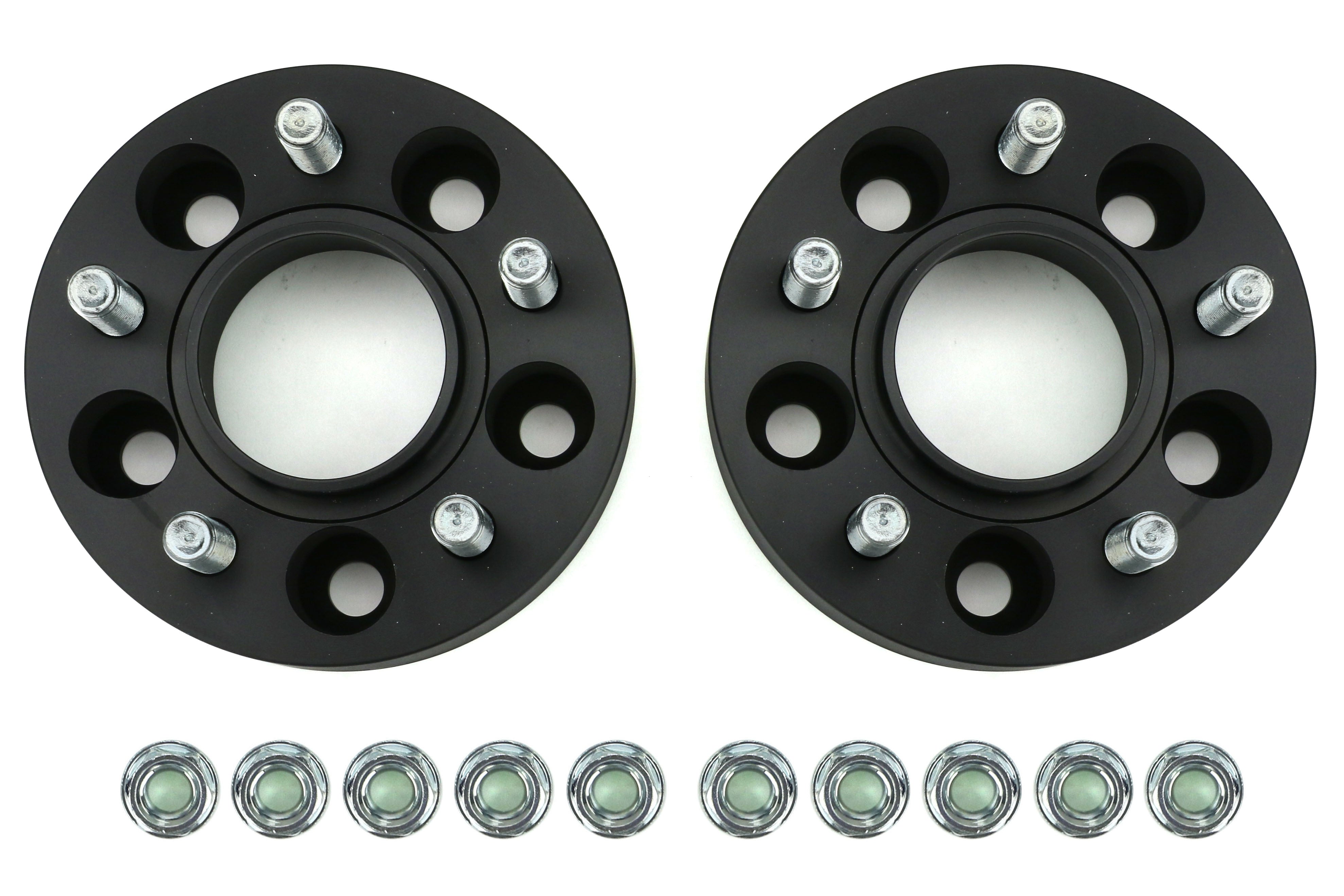 Eibach PRO-SPACER Kit 5x114.3 35mm Black Pair - 2015-2017 Ford Mustang / 2005-2021 Subaru WRX / STI / 2019-2024 Forester / 2014-2024 Outback